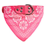 Adjustable Dog Bandana Leather