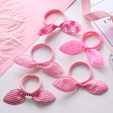 New 5PCS/Lot Fashion Rabbit Elastic Hair Bands Hair Accessories For Girls