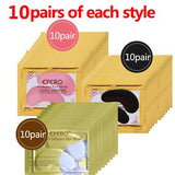 24K Gold Eye Masks 60pcs Collagen Eye Mask