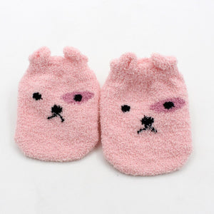 Non-slip Baby Socks Autumn Winter Coral Fleece Socks