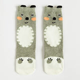 1 Pair Unisex Lovely Cute Cartoon Fox Kids baby Socks Knee Girl