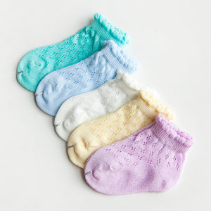 10pc/lot(5 Paris) Summer Baby Socks Mesh Thin