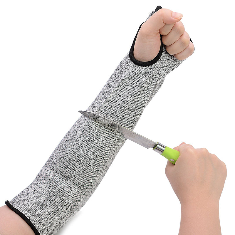 NEW Grey Safety Cut Heat Resistant Sleeves Arm Guard Protection Armband Gloves Workplace Safety Protection Defensive laborgloves