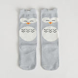 1 Pair Unisex Lovely Cute Cartoon Fox Kids baby Socks Knee Girl