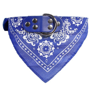 Adjustable Dog Bandana Leather