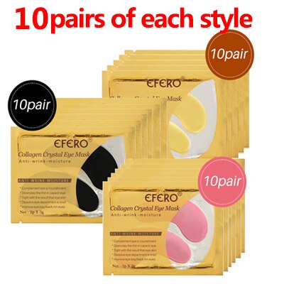 24K Gold Eye Masks 60pcs Collagen Eye Mask