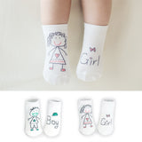 New Arrival Newborn Socks Cartoon 100% Cotton Baby Socks No-slip Infant Cotton Socks