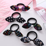 New 5PCS/Lot Fashion Rabbit Elastic Hair Bands Hair Accessories For Girls