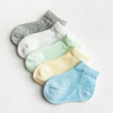 10pc/lot(5 Paris) Summer Baby Socks Mesh Thin