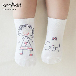 New Arrival Newborn Socks Cartoon 100% Cotton Baby