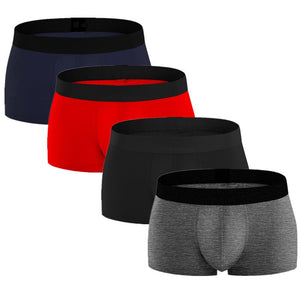 4pcs/pack Mens Underwear Boxers Men Boxer