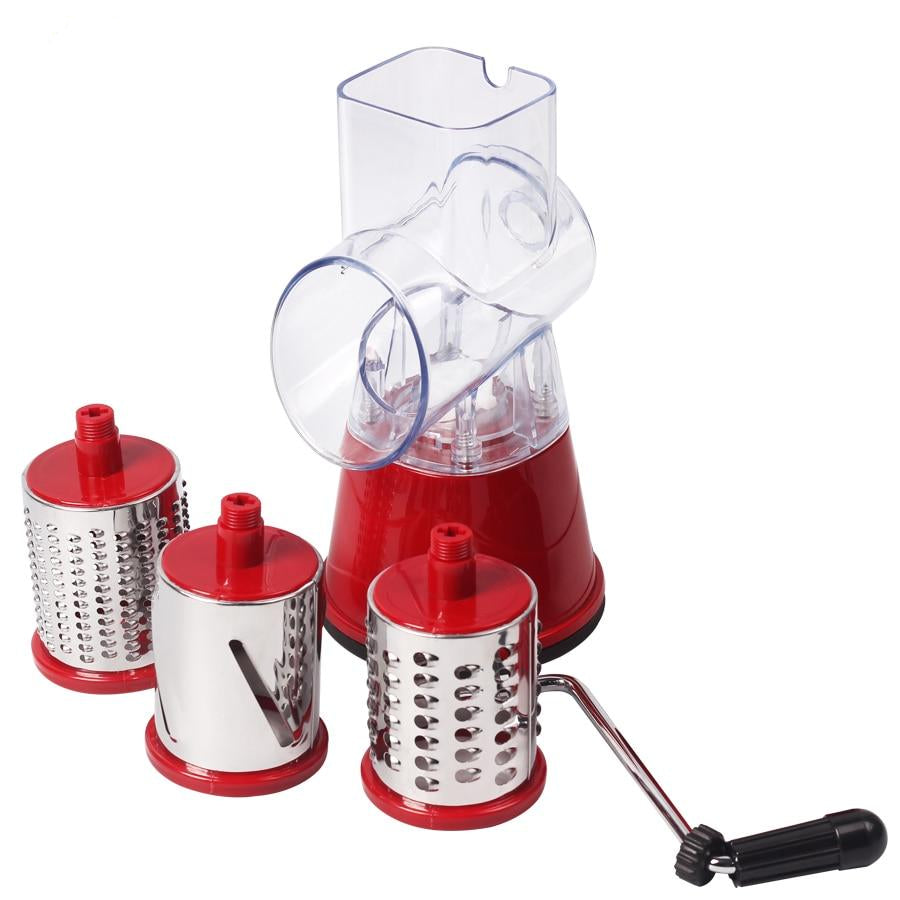 DUOLVQI Manual Vegetable Cutter Slicer Kitchen Accessories Multifunctional Round Mandoline Slicer Potato Cheese Kitchen Gadgets