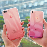 KISSCASE Colorful Phone Case For iPhone 6 6s 7 8 Plus X Xr Xs Max Ultra Thin Soft TPU Back Cases For iPhone 5s 5 SE Cover Conque