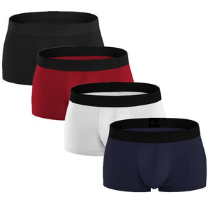 4pcs/pack Mens Underwear Boxers Men Boxer