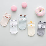 YWHUANSEN 5 Pairs/lot Summer Mesh Socks For Newborns Baby Cute Cartoon