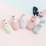 YWHUANSEN 5 Pairs/lot Summer Mesh Socks For Newborns Baby Cute Cartoon