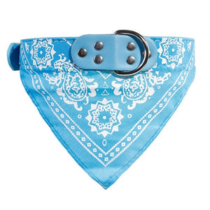 Adjustable Dog Bandana Leather