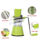 DUOLVQI Manual Vegetable Cutter Slicer Kitchen Accessories Multifunctional Round Mandoline Slicer Potato Cheese Kitchen Gadgets
