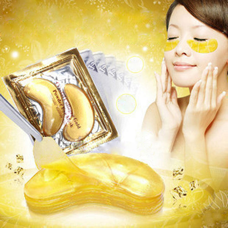 Gold Eye Masks Crystal Collagen Eye Mask Gel  Patches for Eye Ageless Anti-Wrinkle Remove Black Eye Care Face Masks 8/10/15Pairs