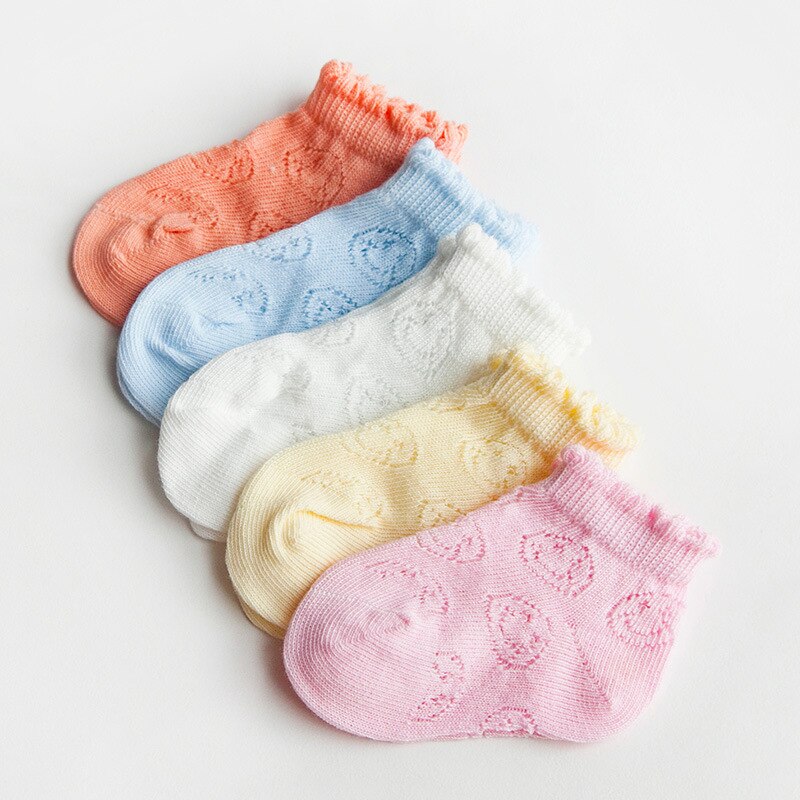 10pc/lot(5 Paris) Summer Baby Socks Mesh Thin