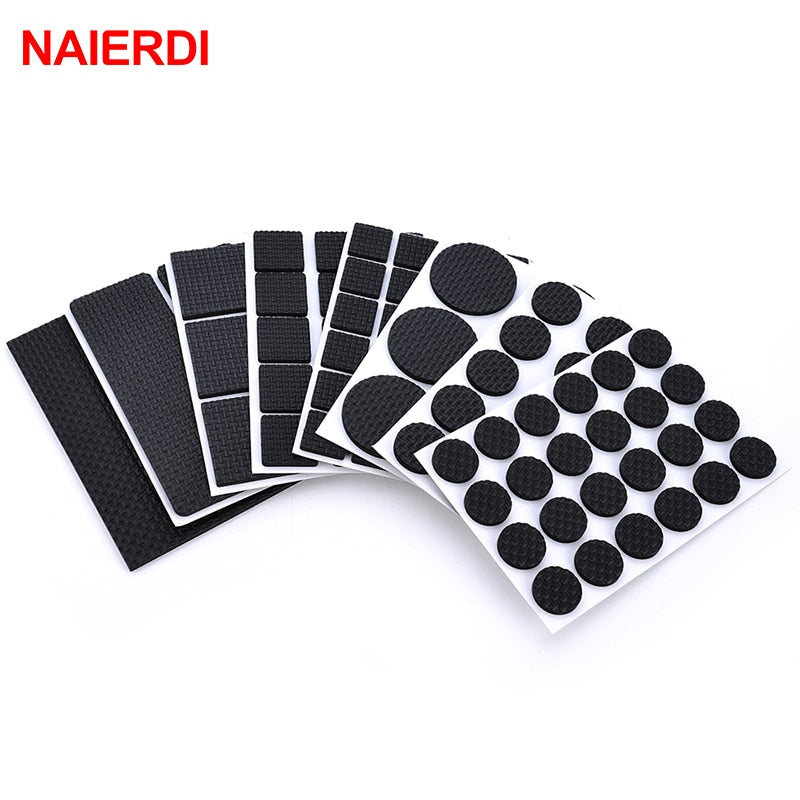 NAIERDI 1-24PCS Self Adhesive Furniture Leg Feet Table Protector Hardware