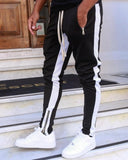 Mens Joggers Casual Pants Fitness Trousers Black Gyms Jogger Track Pants