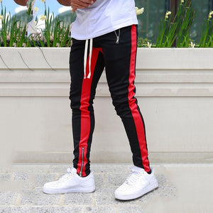 Mens Joggers Casual Pants Fitness Trousers Black Gyms Jogger Track Pants