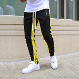 Mens Joggers Casual Pants Fitness Trousers Black Gyms Jogger Track Pants