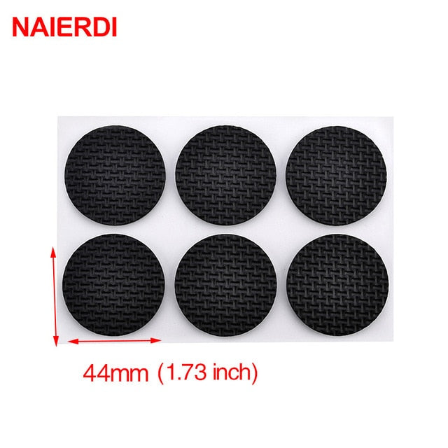 NAIERDI 1-24PCS Self Adhesive Furniture Leg Feet Table Protector Hardware