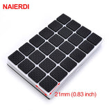 NAIERDI 1-24PCS Self Adhesive Furniture Leg Feet Table Protector Hardware