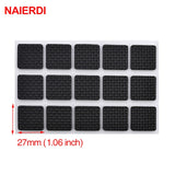 NAIERDI 1-24PCS Self Adhesive Furniture Leg Feet Table Protector Hardware