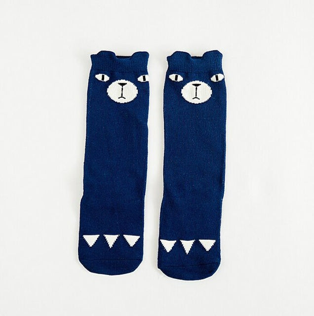 Cartoon Cute Kids Socks Bear