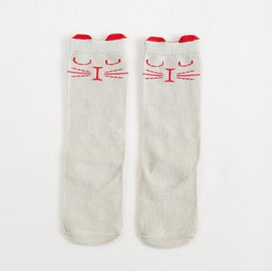 Cartoon Cute Kids Socks Bear