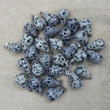 Natural stone water drop  pendants Charms fit